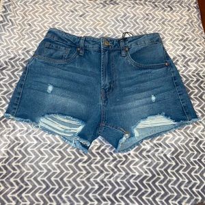 High rise shorts